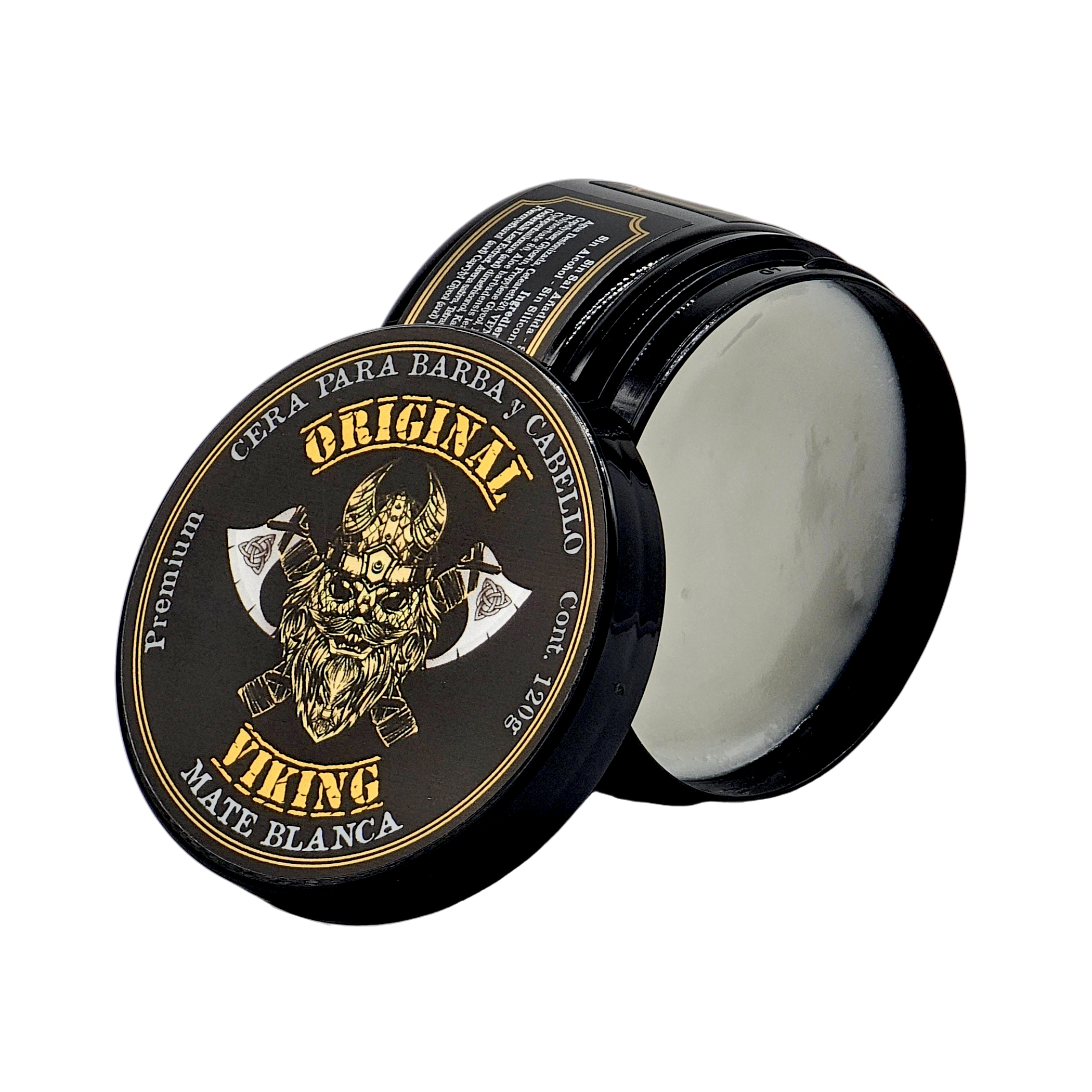 Cera MATE BLANCA -- Cera con FIJACIÓN FUERTE, Aroma Sensual y Elegante . Producto Premium