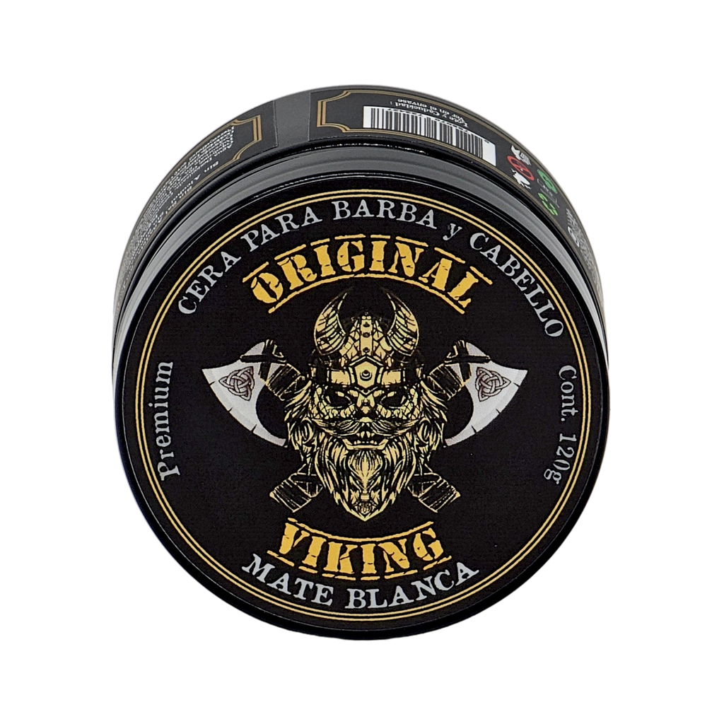 Cera MATE BLANCA -- Cera con FIJACIÓN FUERTE, Aroma Sensual y Elegante . Producto Premium