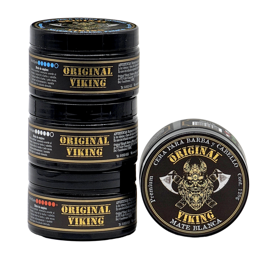 Cera MATE BLANCA -- Cera con FIJACIÓN FUERTE, Aroma Sensual y Elegante . Producto Premium