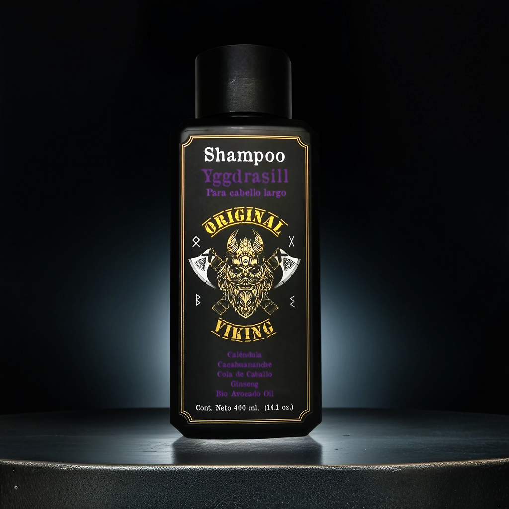 Shampoo Yggdrasil Shampoo Premium para una cabellera impresionante
