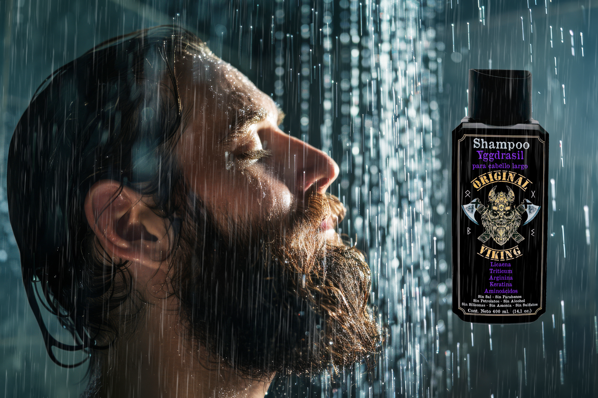 Shampoo Yggdrasil Shampoo Premium para una cabellera impresionante