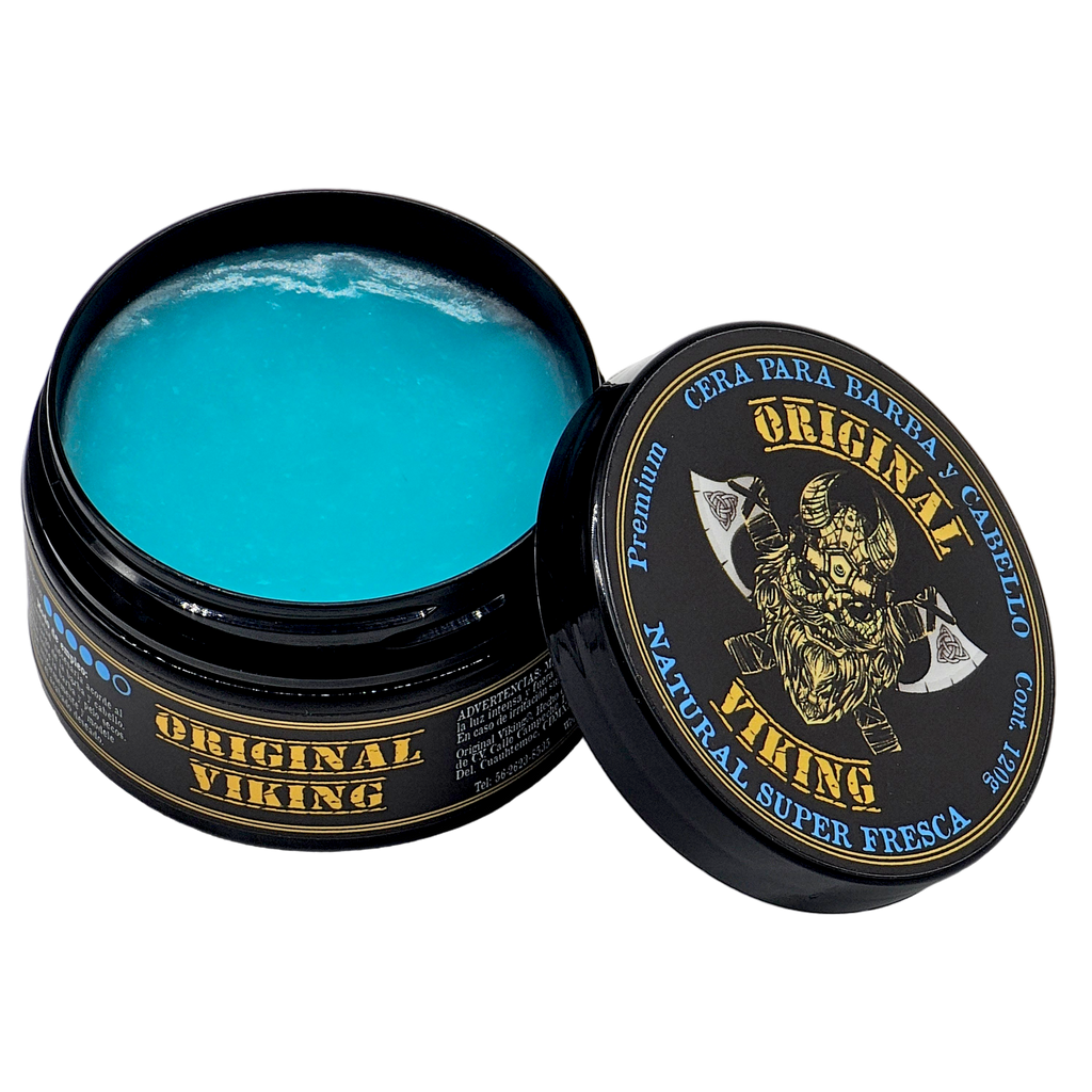 Cera Super Fresca -- Cera REFRESCANTE de FIJACIÓN FUERTE  con Aroma Casual y Refrescante.