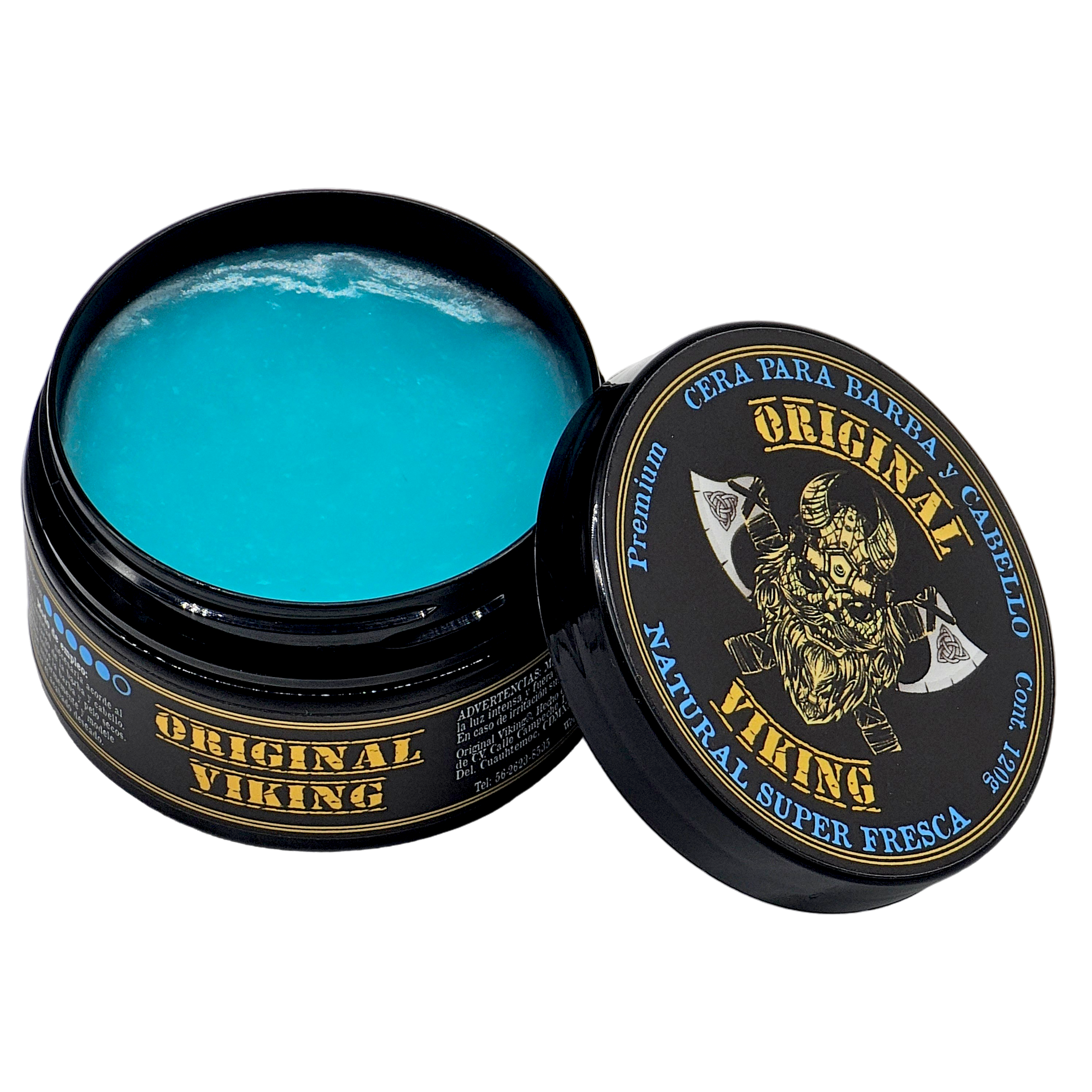 Cera Super Fresca -- Cera REFRESCANTE de FIJACIÓN FUERTE  con Aroma Casual y Refrescante.