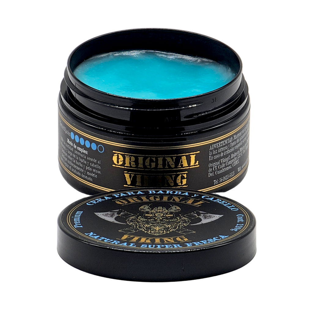 Cera Super Fresca -- Cera REFRESCANTE de FIJACIÓN FUERTE  con Aroma Casual y Refrescante.