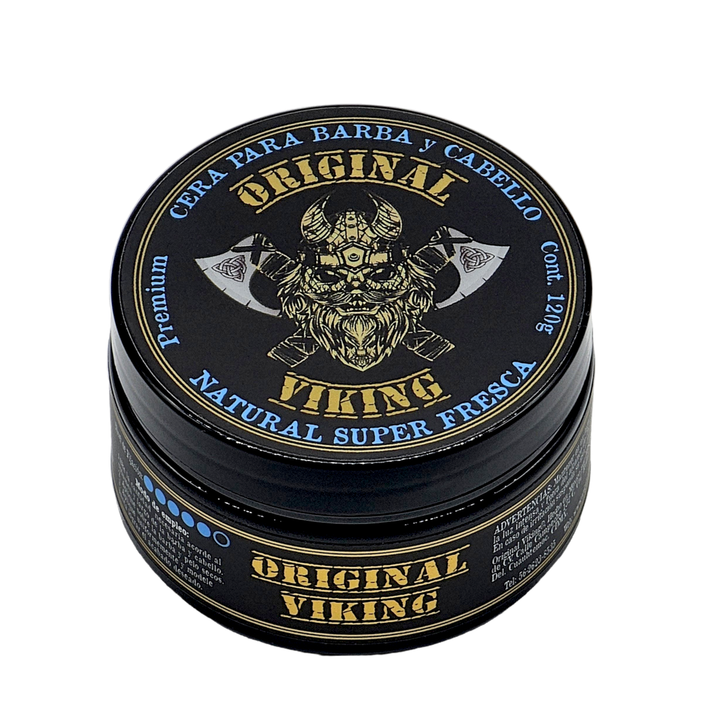 Cera Super Fresca -- Cera REFRESCANTE de FIJACIÓN FUERTE  con Aroma Casual y Refrescante.