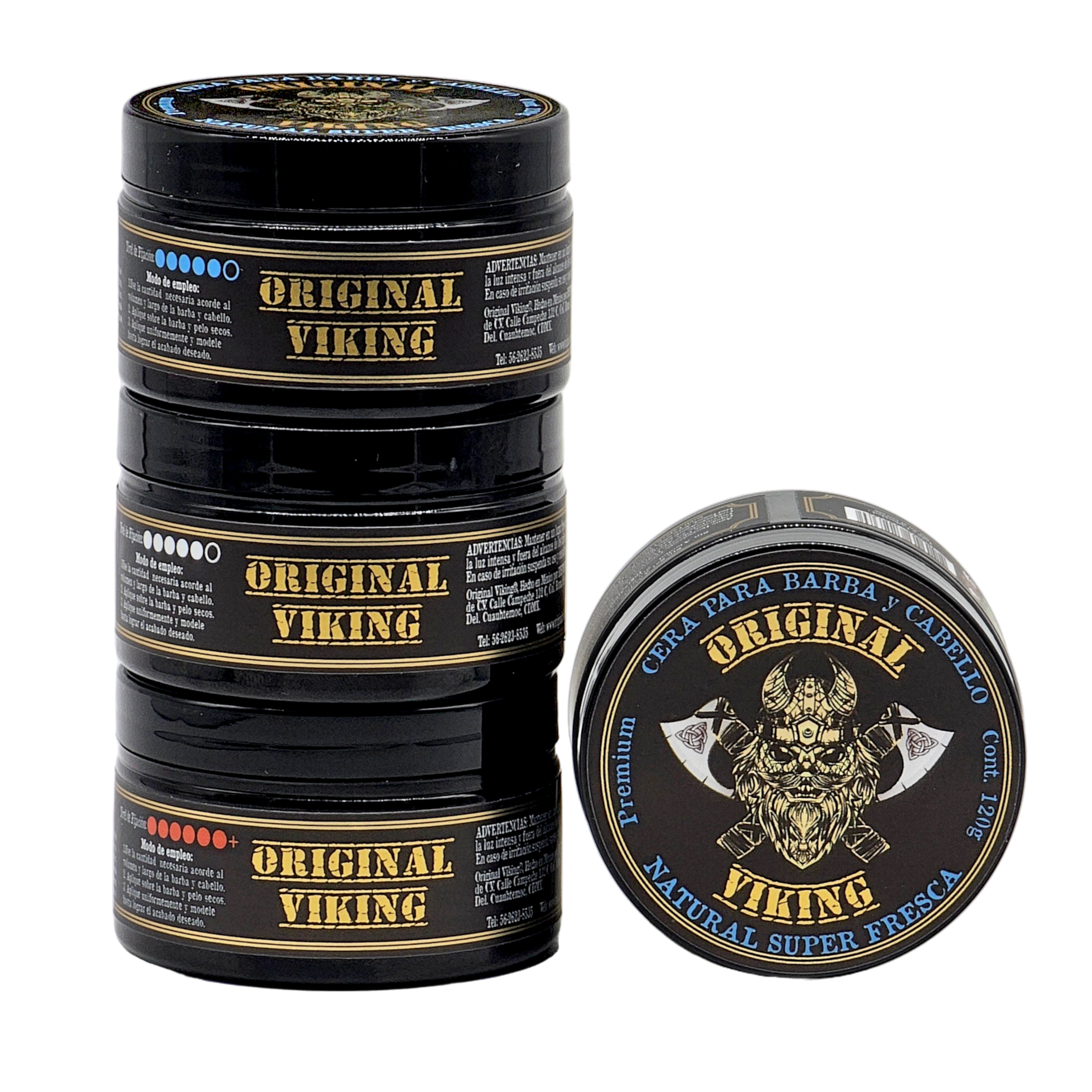 Cera Super Fresca -- Cera REFRESCANTE de FIJACIÓN FUERTE  con Aroma Casual y Refrescante.