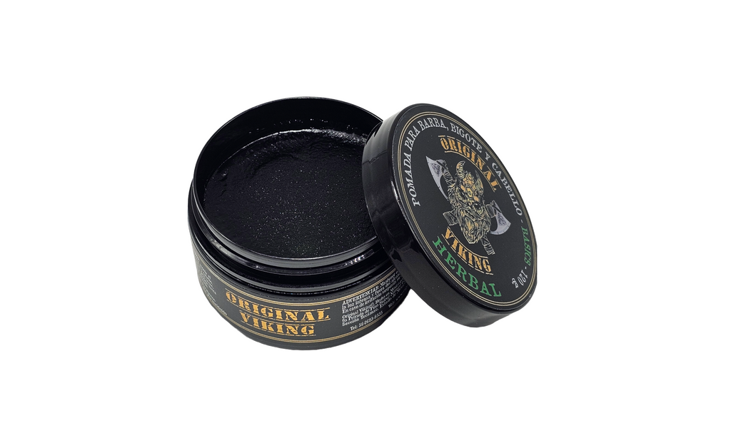 ORIGINAL VIKING Pomada Herbal 2 Pack – Pomada para Cabello Hombre Fijación Media con Aroma Natural Herbal | Modelado Preciso y Duradero | Para Cabello y Barba | Vegano, Sin Parabenos, Origen Natural | 2 x 120g (240 g)