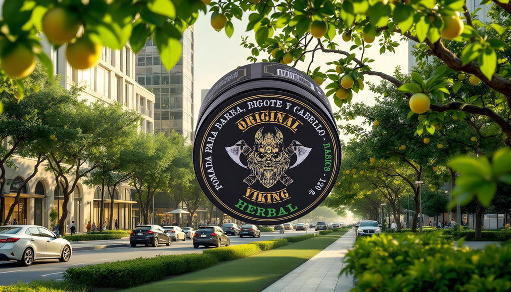 ORIGINAL VIKING Pomada Herbal 2 Pack – Pomada para Cabello Hombre Fijación Media con Aroma Natural Herbal | Modelado Preciso y Duradero | Para Cabello y Barba | Vegano, Sin Parabenos, Origen Natural | 2 x 120g (240 g)