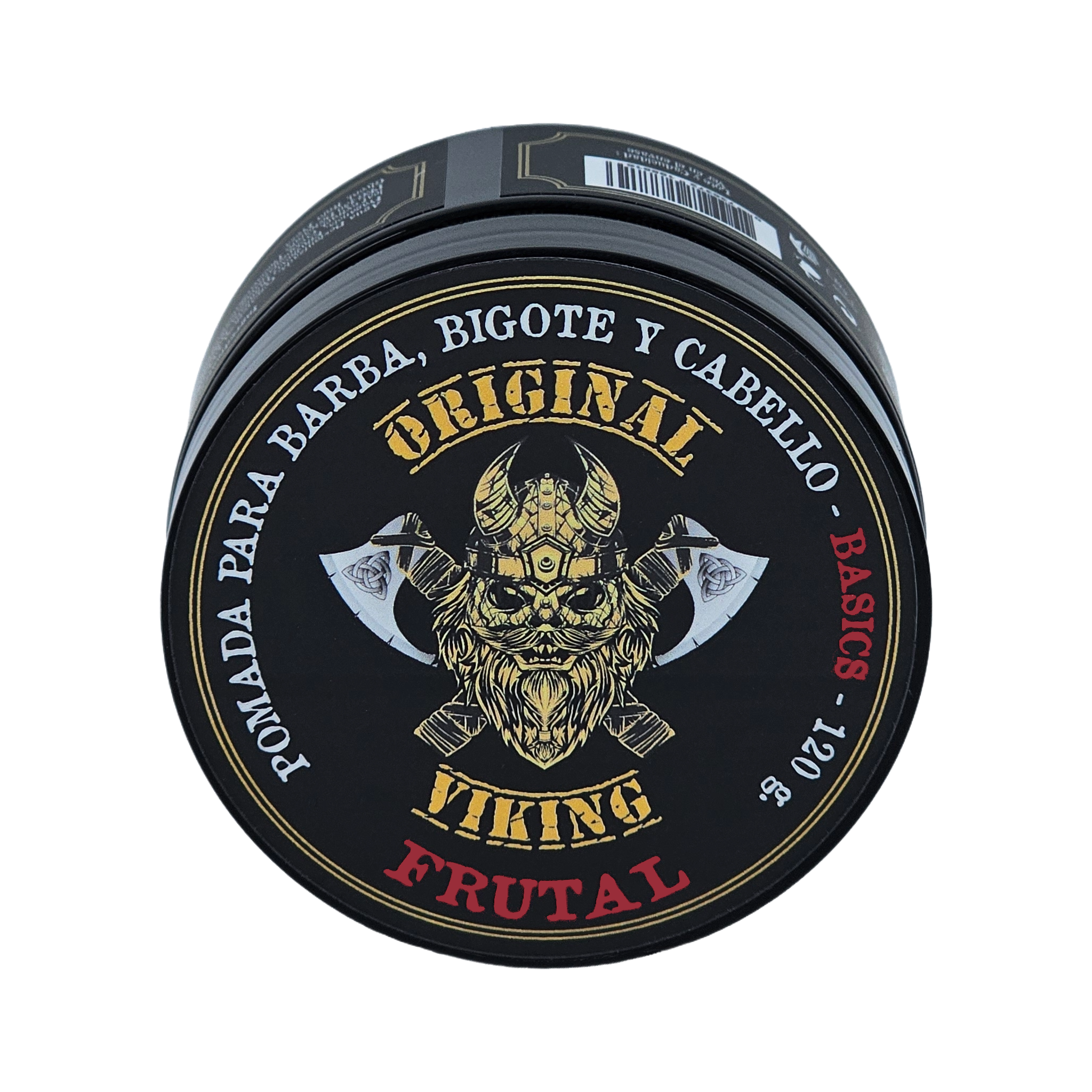 ORIGINAL VIKING Pomada Frutos Rojos 2 Pack – Pomada para Cabello Hombre Fijación Media con Aroma a Frutos Rojos | Modelado Preciso y Duradero | Para Cabello y Barba | Vegano, Sin Parabenos, Base Agua | 2 x 120g (240g)
