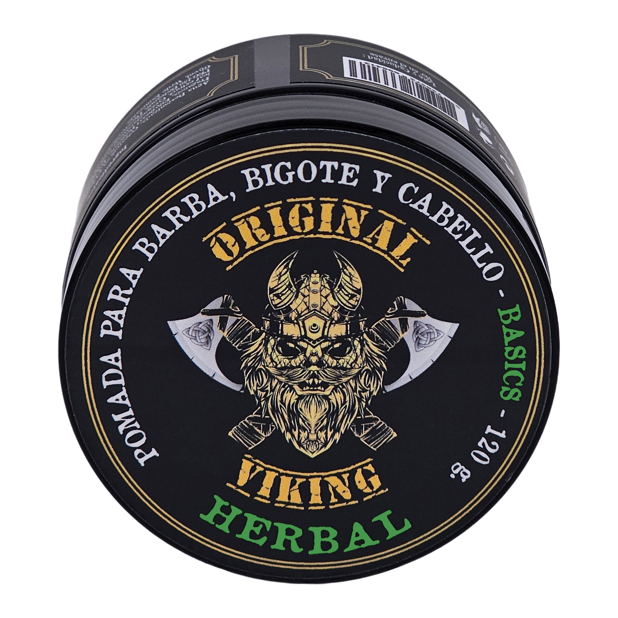 ORIGINAL VIKING Pomada Herbal 2 Pack – Pomada para Cabello Hombre Fijación Media con Aroma Natural Herbal | Modelado Preciso y Duradero | Para Cabello y Barba | Vegano, Sin Parabenos, Origen Natural | 2 x 120g (240 g)