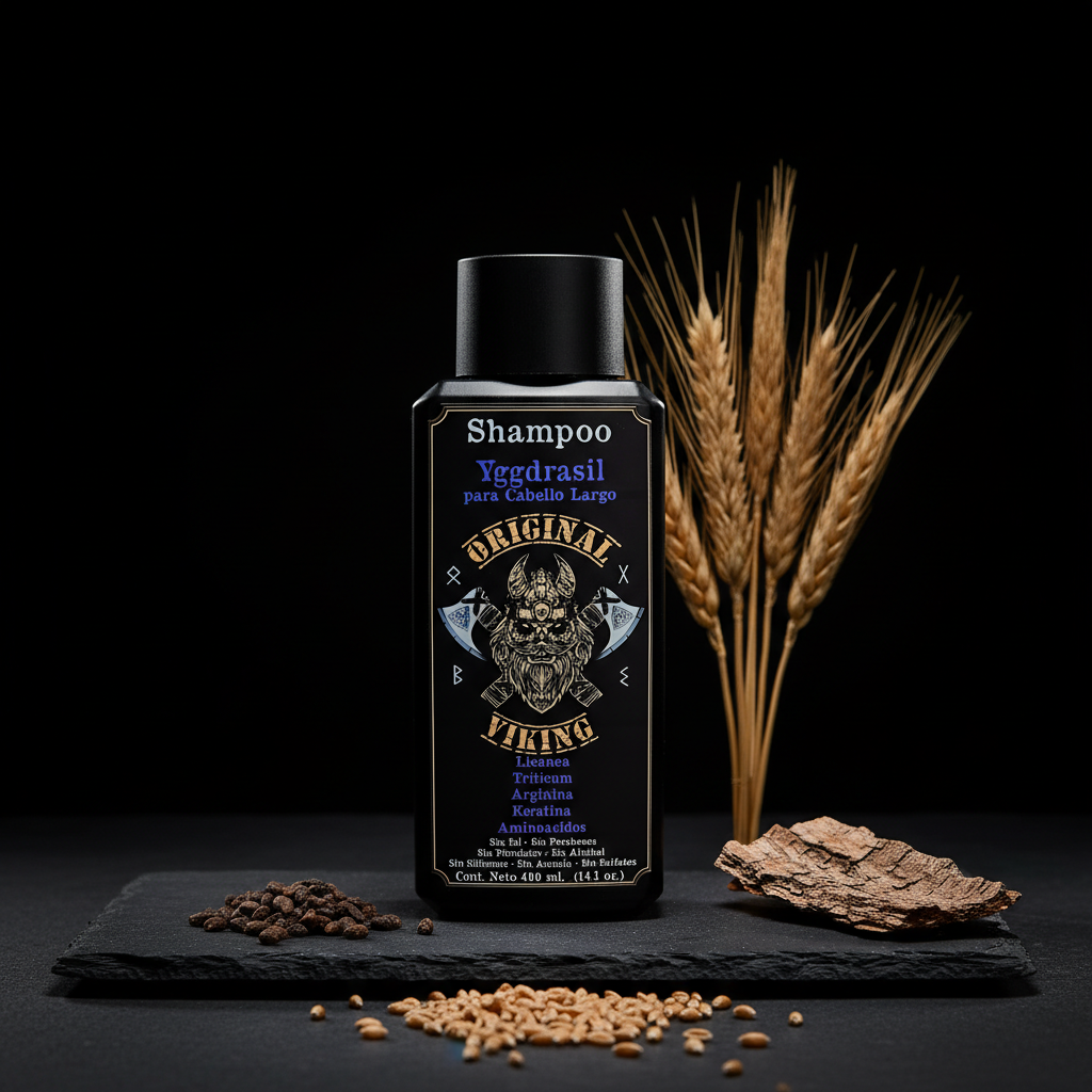 Shampoo Yggdrasil Shampoo Premium para una cabellera impresionante